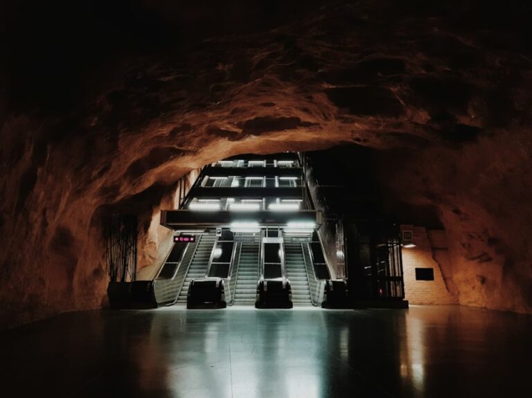 Underground secret laboratory resembling Hawkins Lab from Stranger Things
