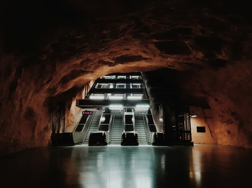 Underground secret laboratory resembling Hawkins Lab from Stranger Things