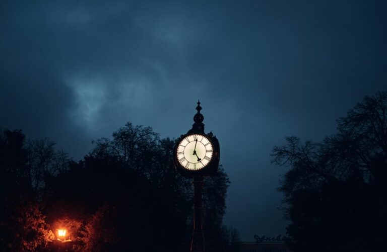 Clock at night symbolizing the release time of Stranger Things Season 5 on Netflix